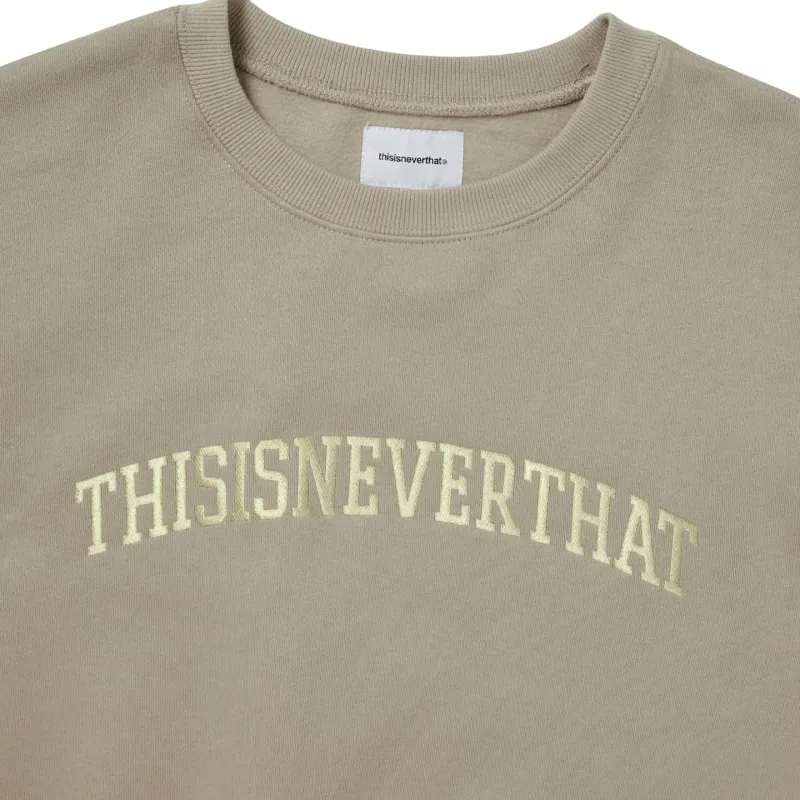 Thisisneverthat Sweatshirts Unisex Dark Beige-2