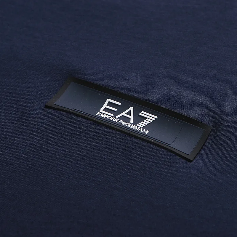 EMPORIO ARMANI EA7 T Shirts Men Navy Blue-4