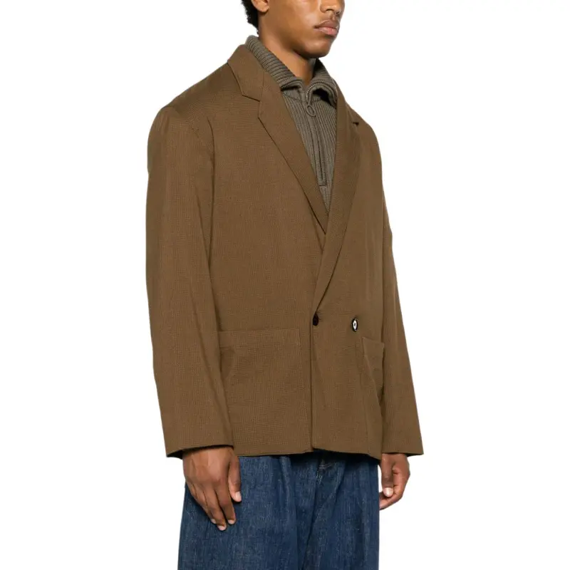 Lemaire Notched lapel Double breasted Blazer-3