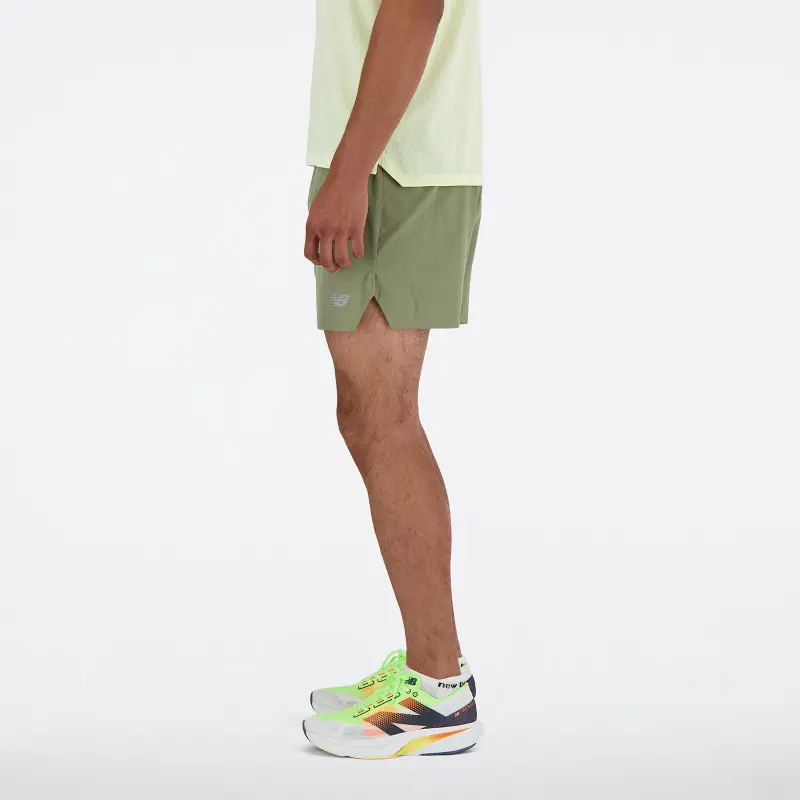 New Balance Casual Shorts Men's Dark Olive Green-5