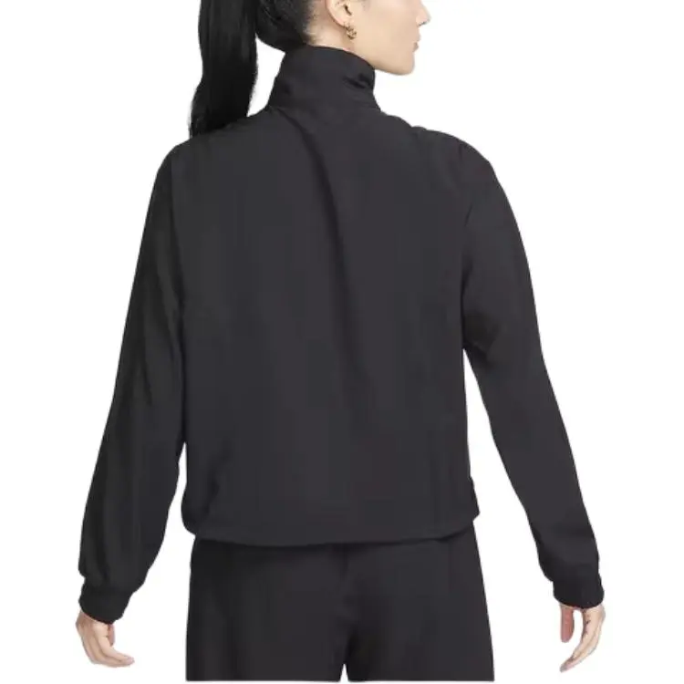 Nike Dri-FIT One Women's Woven Jacket Black-4