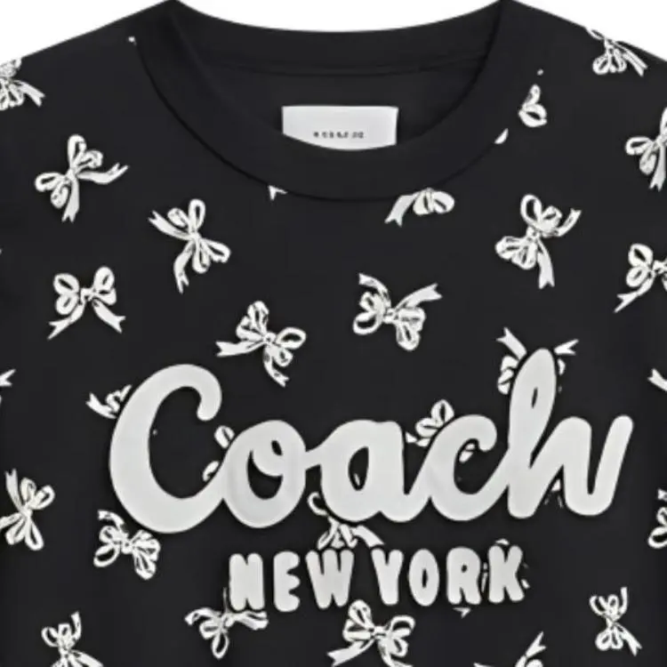 COACH T Shirts Women's Black-4