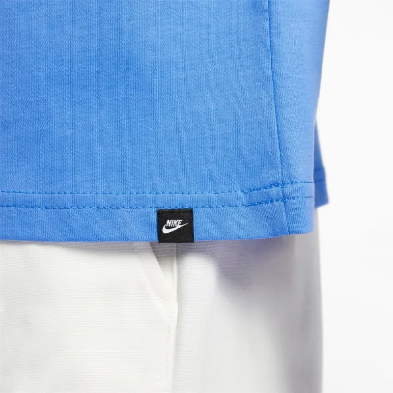 Nike Drop Shoulder Sleeve T-Shirt Men's Blue-2