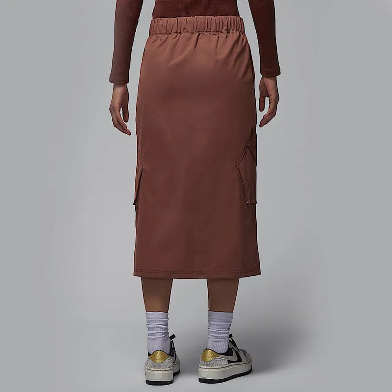 Jordan CHICAGO Casual Long Skirts Women's Brown-3