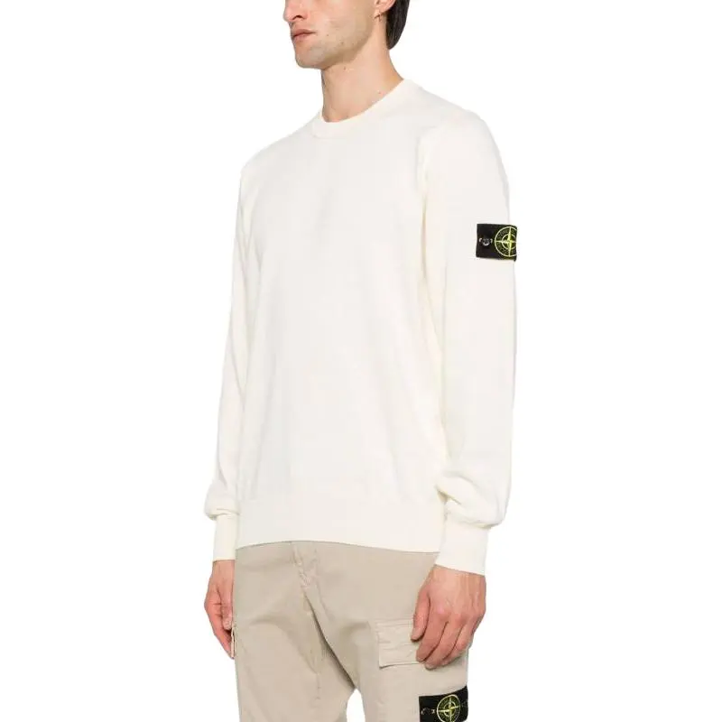 STONE ISLAND Compass Patch Crewneck Jumper-3