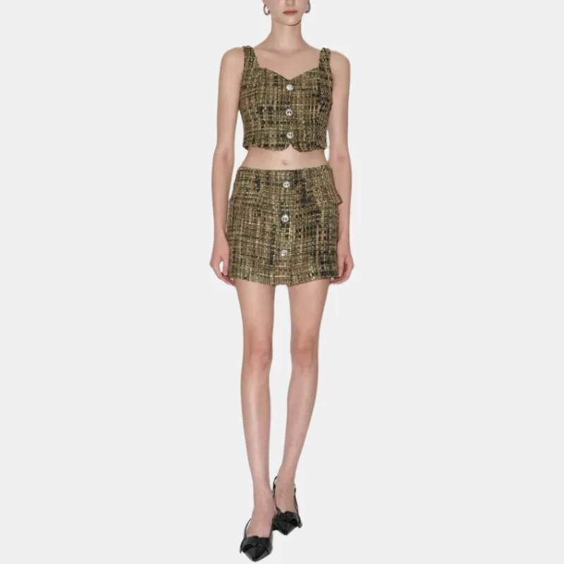 Bebe Camisole Women's Army Green-1