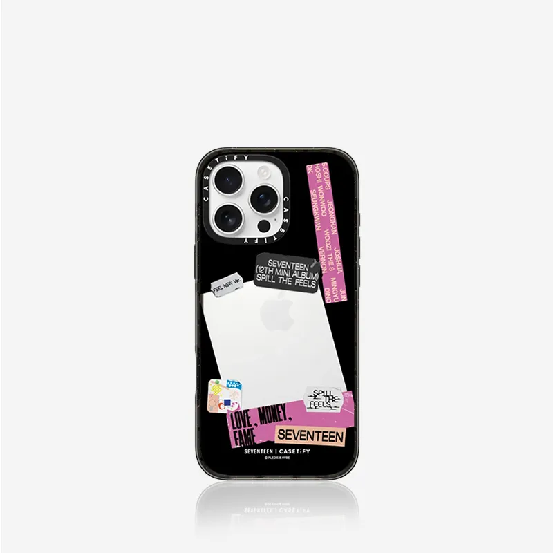 CASETIFY TPU+PC Material SEVENTEEN Photo Frame Phone Cases Compatibility With IPhone Collection Trendy-3