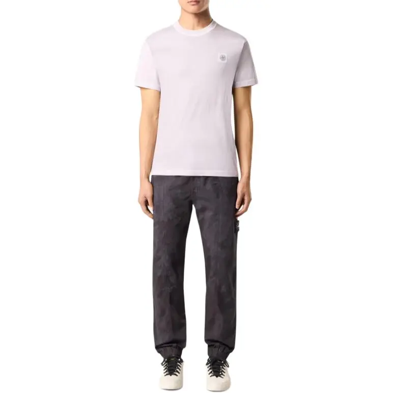 STONE ISLAND T-Shirt Men's Light Purple-3