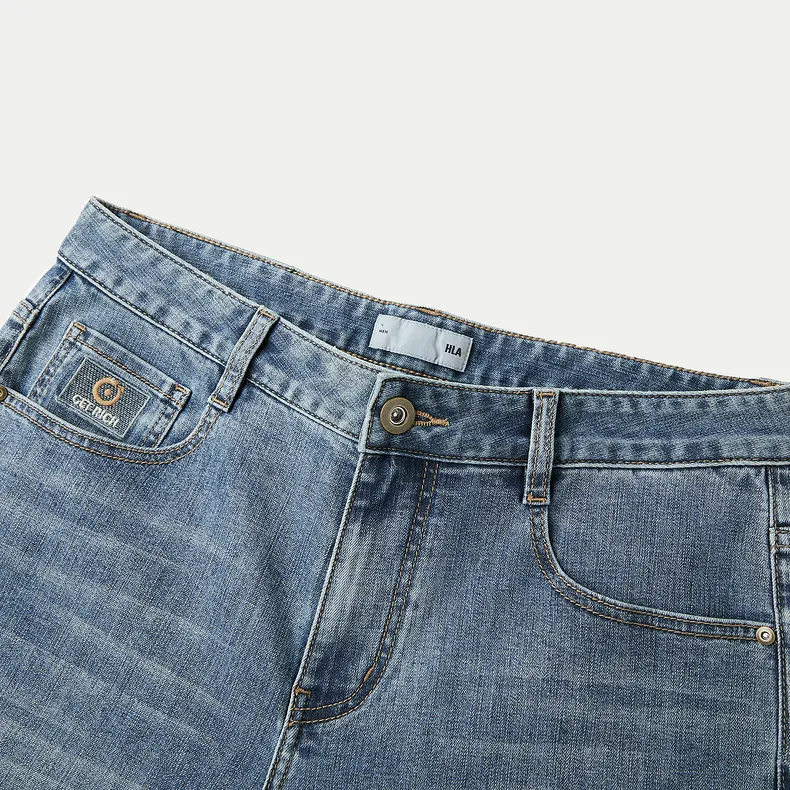 HLA Jeans Men Denim Blue Transition Color Light 14-5