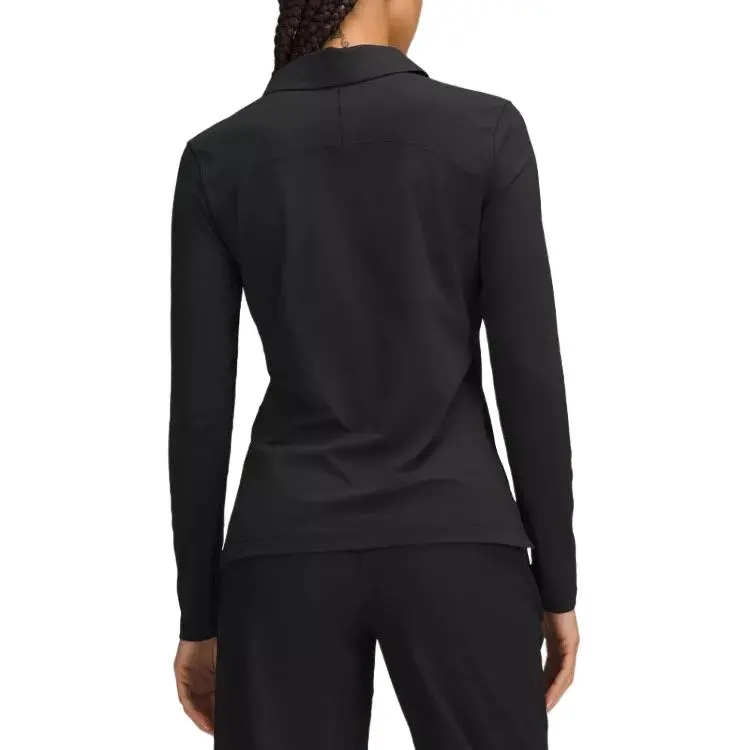 Lululemon Quick DryLong Sleeve Polo Shirt Women's-11