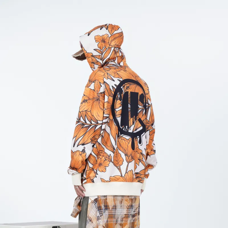 DNBH Sweatshirts Unisex Withered Apricot Leaf-2