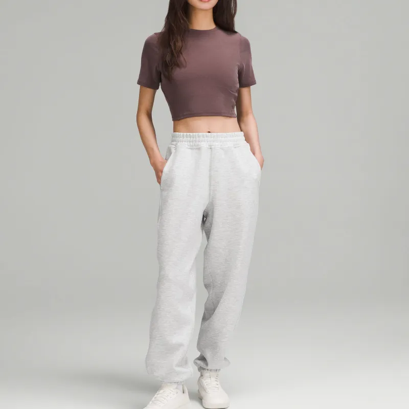 Lululemon Smooth Spacer Emboss Athletic Trousers Women's Light Gray-2