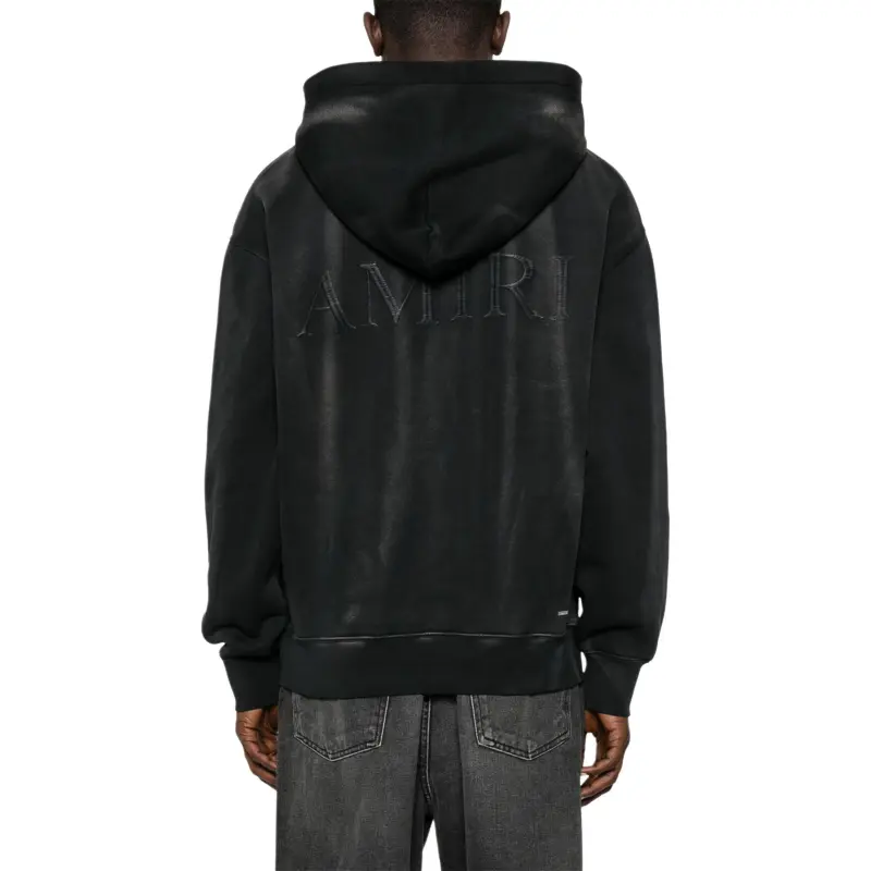 AMIRI Logo Embroidered Long Sleeved Hoodie-2