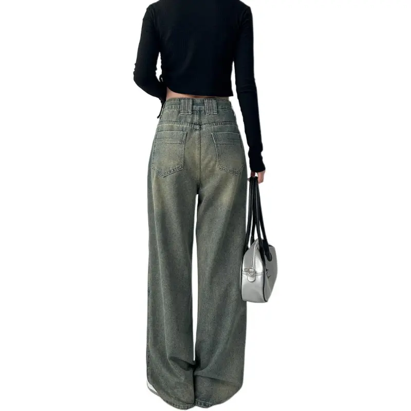 Concubine Zhu Jeans Women's Vintage Blue-7