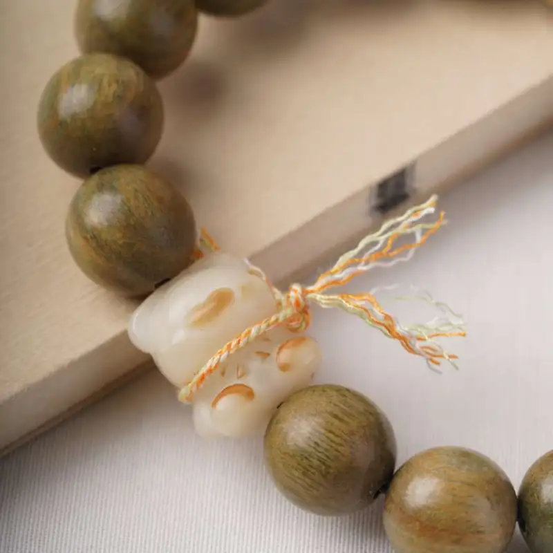 Lordship Green Sandalwood Bracelets Unisex-5