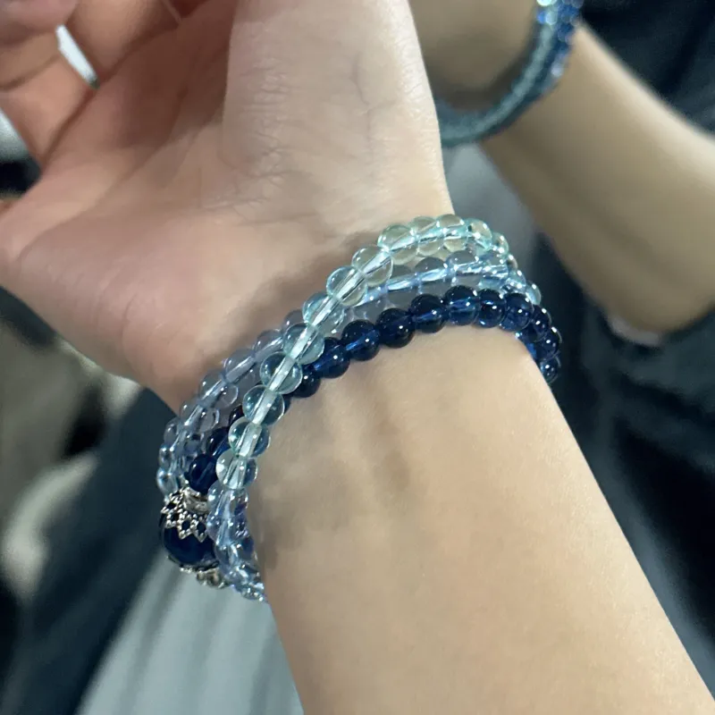Mù Shàng Yún Yě Colored Glaze Bracelets Unisex-3