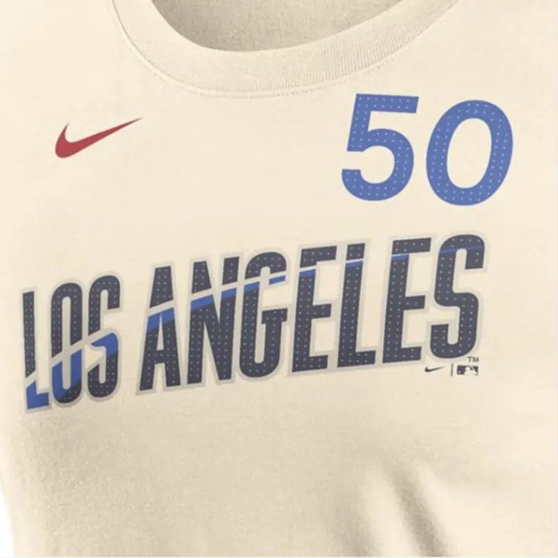 Nike x MLB Los Angeles Dodgers T-Shirt Women's Khaki-3