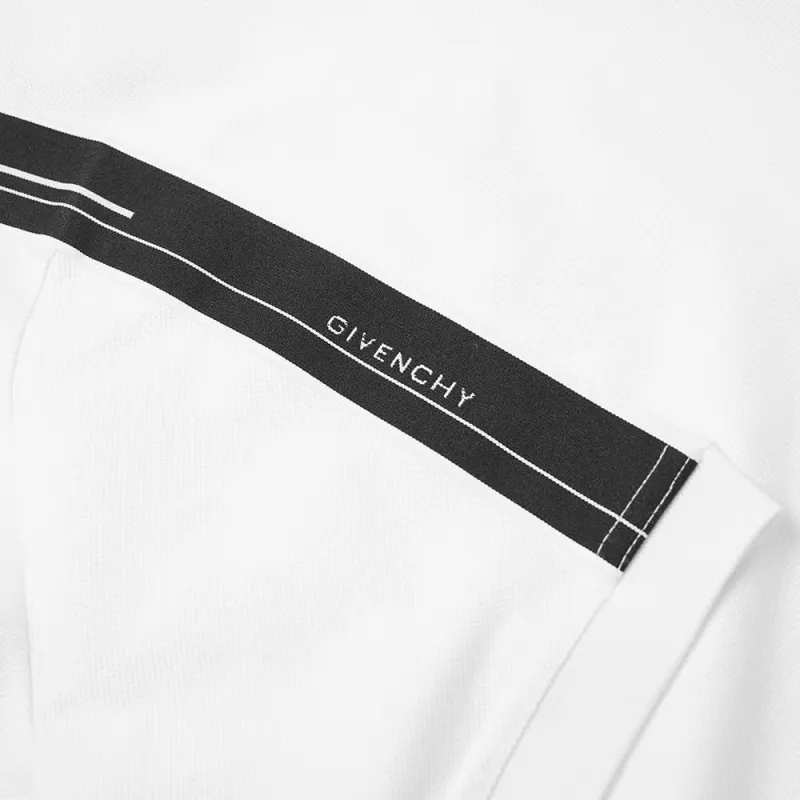 Givenchy Polo Shirts Men White-4