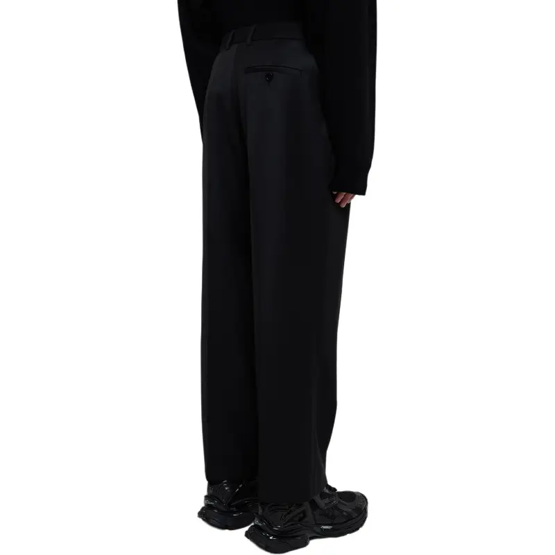 Balenciaga Casual Pants, Regular Fit Men's Black-2