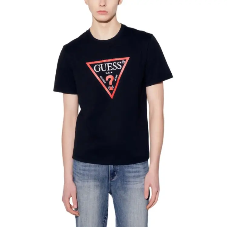 GUESS T Shirts Men Black-3