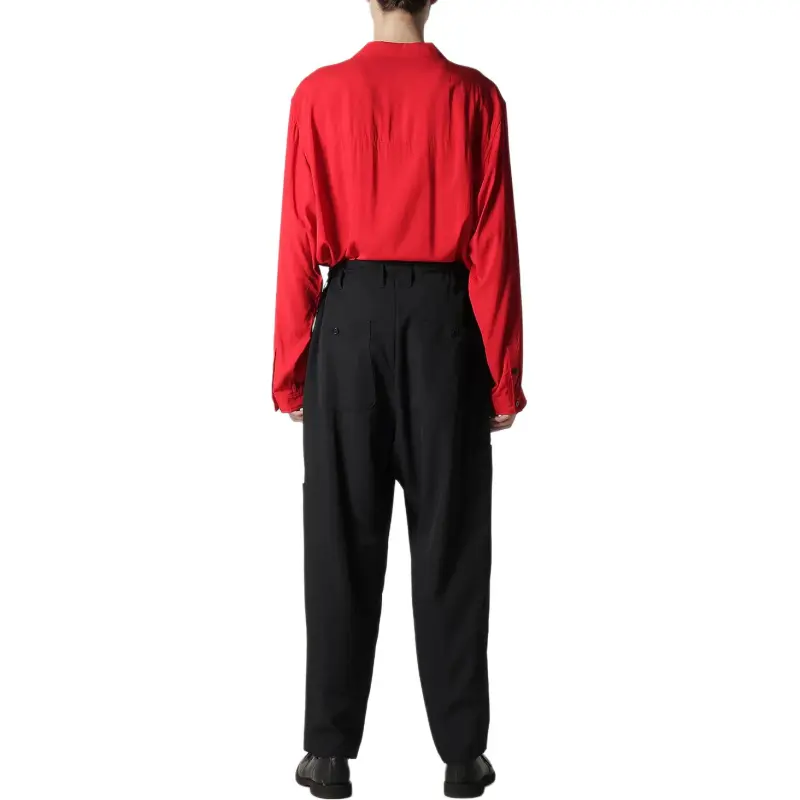 Yohji Yamamoto Y's For Men FW24 Casual Pants Men's Black-5