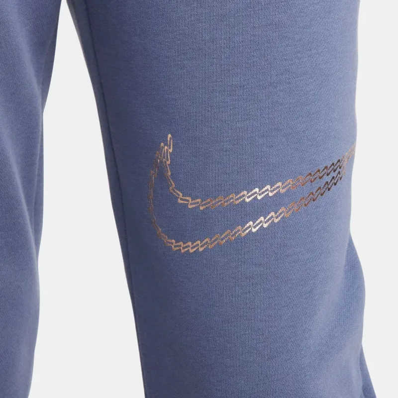 Nike Sportswear Club Fleece Knitted Sports Pants Women's Blue-4