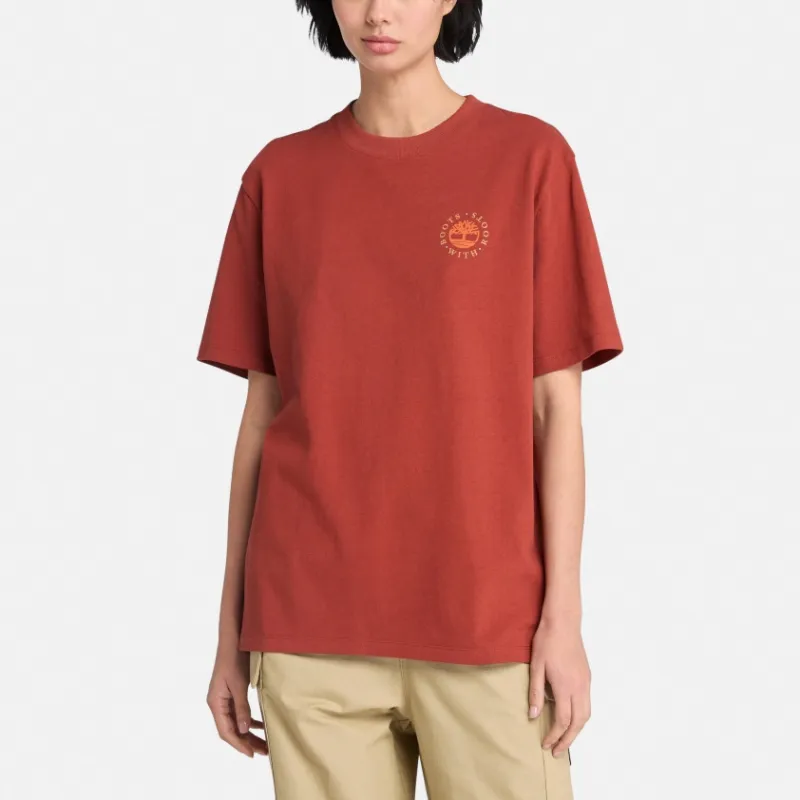 Timberland T Shirts Unisex Red-2