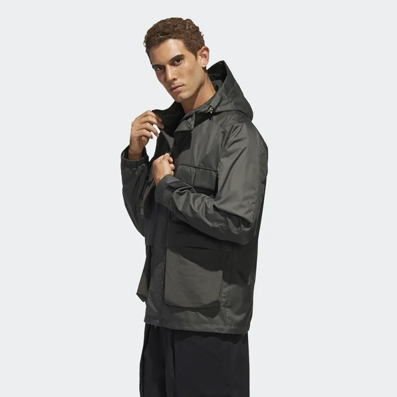 Adidas Jacket Men's Deep Earthy Brown-4