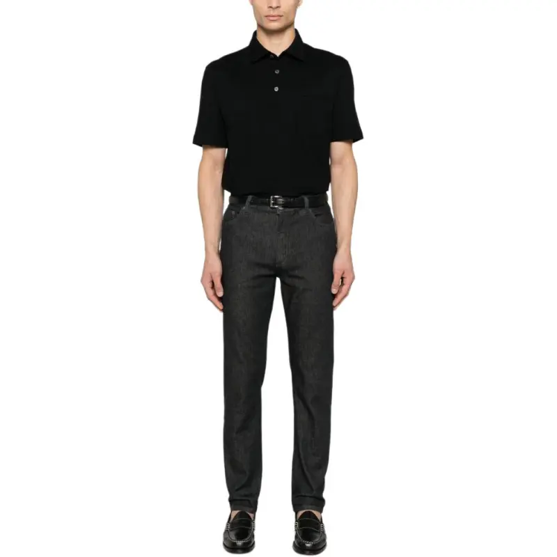 Zegna Cotton Polo Shirt-1