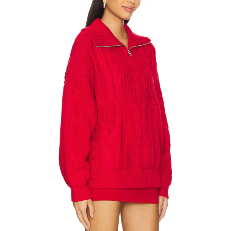 FOR LOVE & LEMONS Sweater Women's Red-2