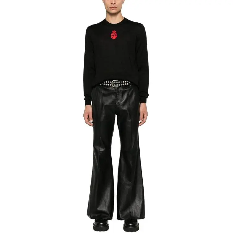 Alexander McQueen Skull Embroidered Knitted Jumper-2