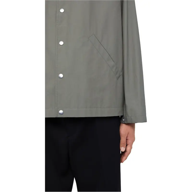 JIL SANDER Logo Printed Long Sleeved Jacket-4