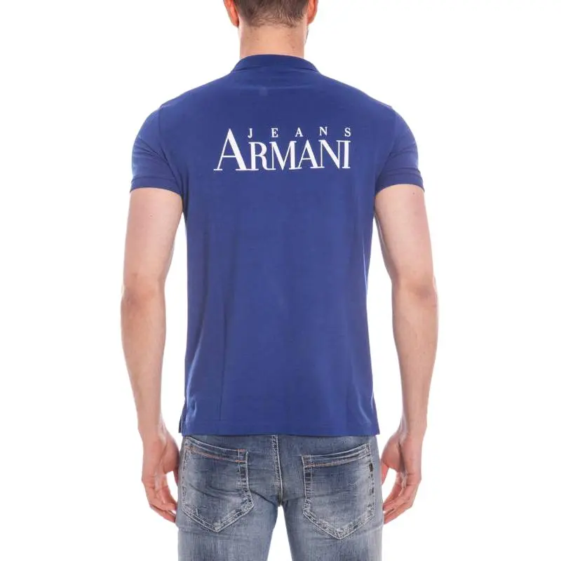 ARMANI JEANS Polo Shirt Men's Blue-1