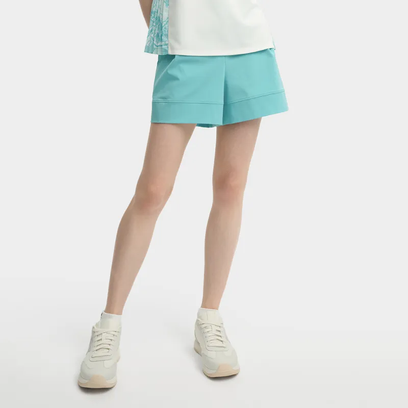 FILA SS25 Casual Shorts Women's Turquoise Blue TQ-2