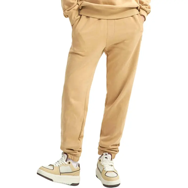 MLB Knitted Sports Pants Unisex Beige Yellow-1