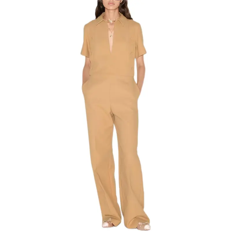 GUCCI SS25 Jumpsuit Women's Camel-1