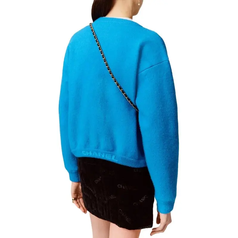 CHANEL Knitwear Women's Blue-2