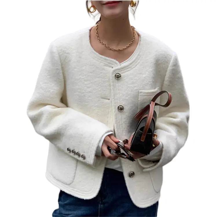 Little Pull Jacket Women's White-3