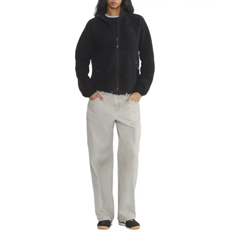 ARITZIA Tna Polartec® Thermal Pro® Mockneck Hip Zip-Up Velvet-feel Coat Women's Black-2