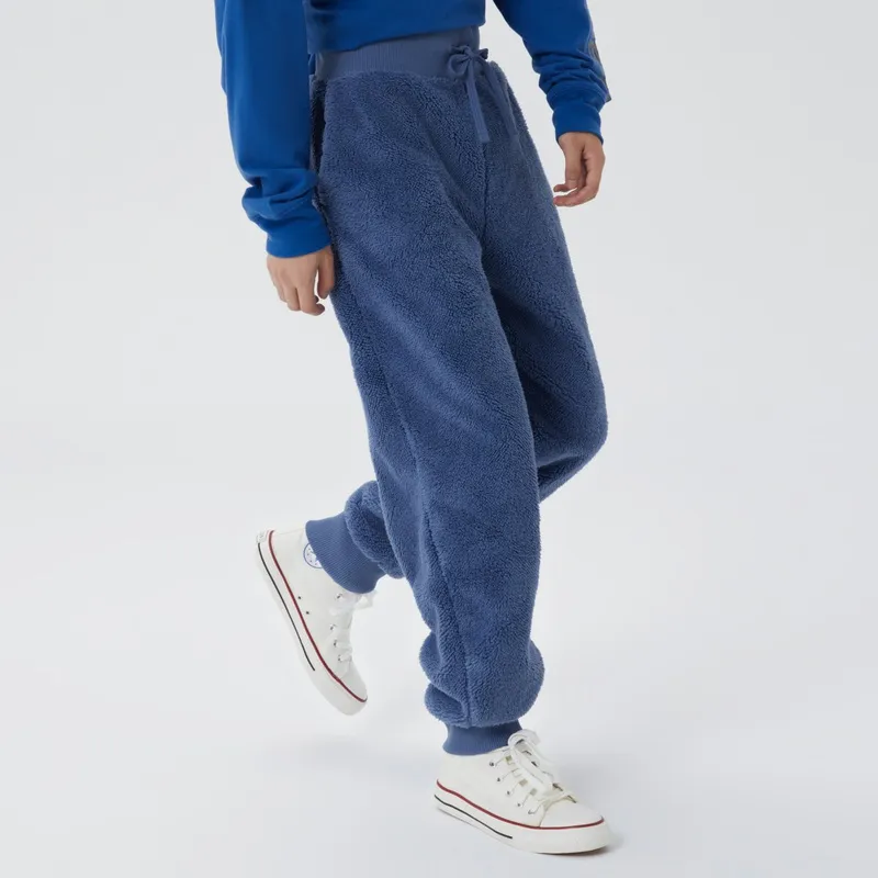 GAP Knitted Sweatpants Unisex Blue-1