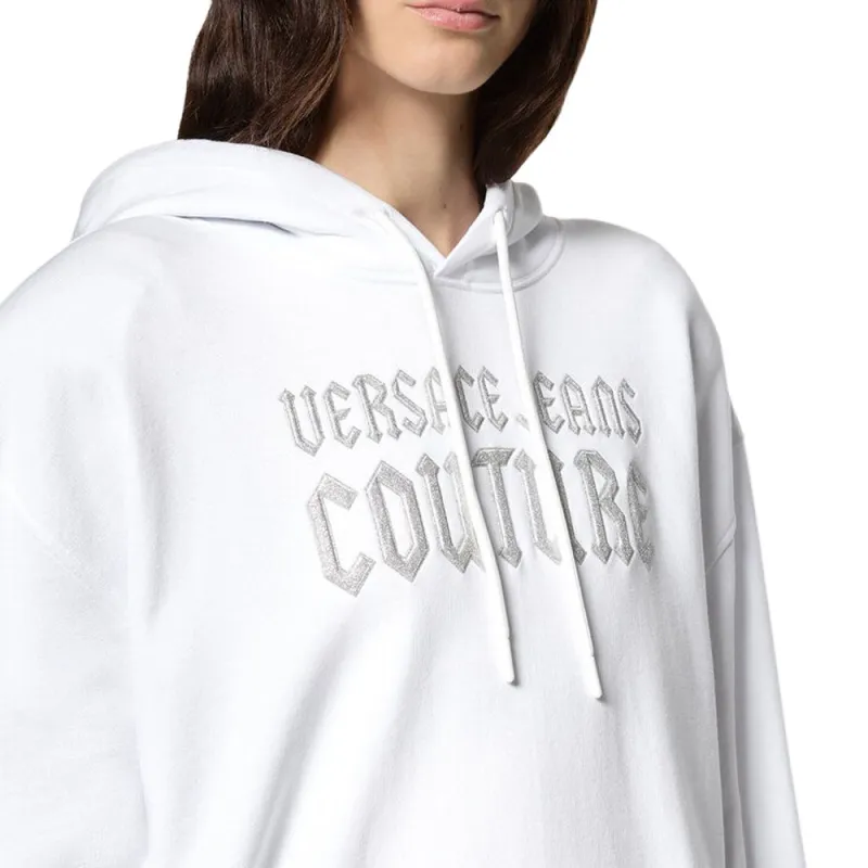 VERSACE Glittered logo Hoodie-4