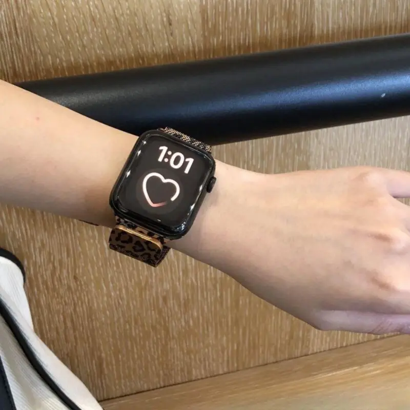 KVZUVUU Apple Compatibility Watch Band Canvas Material-1