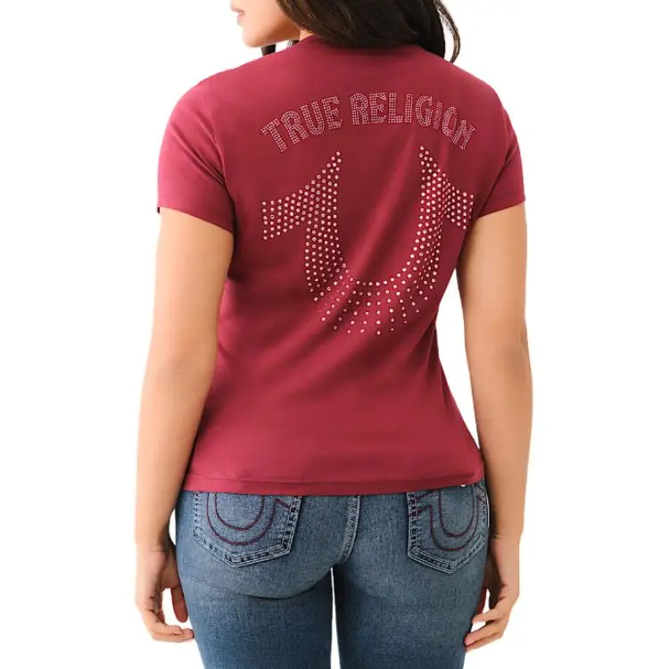 TRUE RELIGION T Shirt Women's Red-1