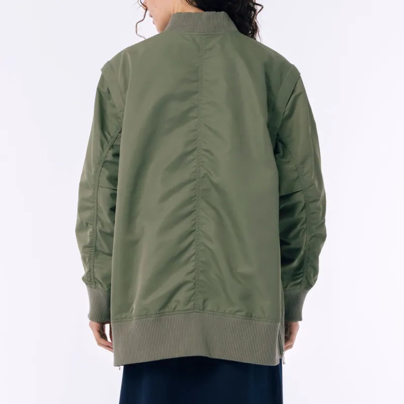 LACOSTE Jackets & Coats Women's Khaki Olive-4