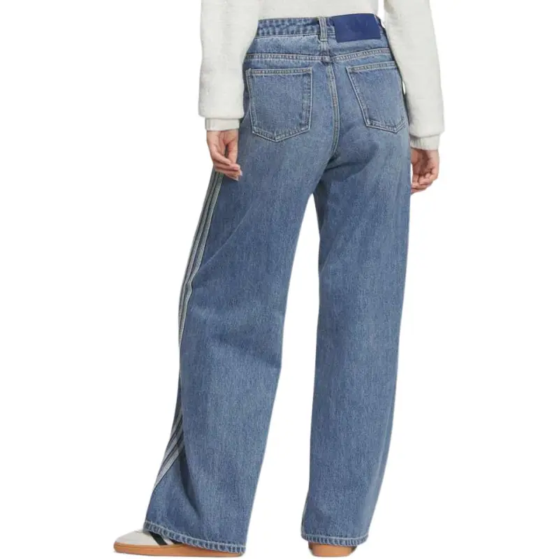 Adidas Originals Loose AW24 Jeans Women's Denim Blue-3