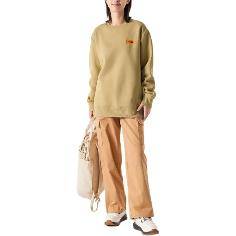 THE NORTH FACE Sweatshirts Unisex Khaki-3
