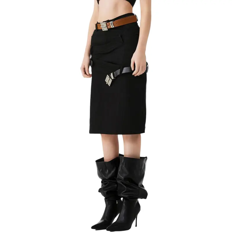 YJ1NGZYZJ Cargo Short Skirts Women's-3