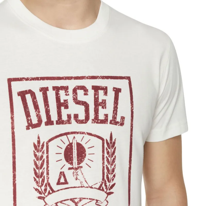 DIESEL T Shirts Men White-3