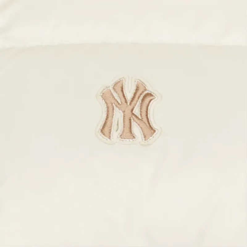 MLB New York Yankees Down Jacket Women's Ecru-3