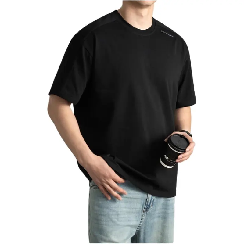 Spanu T Shirts Men Black-2